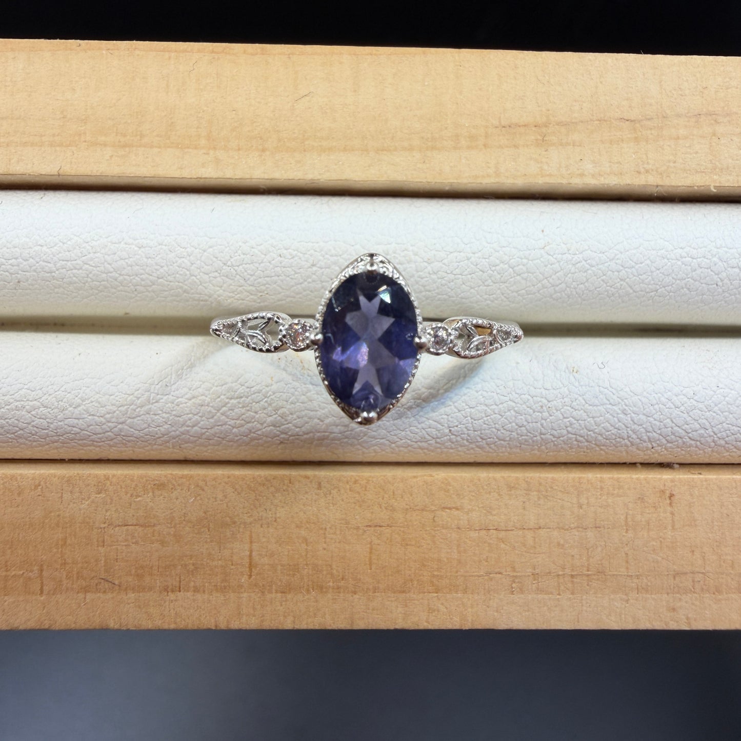 Tanzanite S925 Adjustable Ring