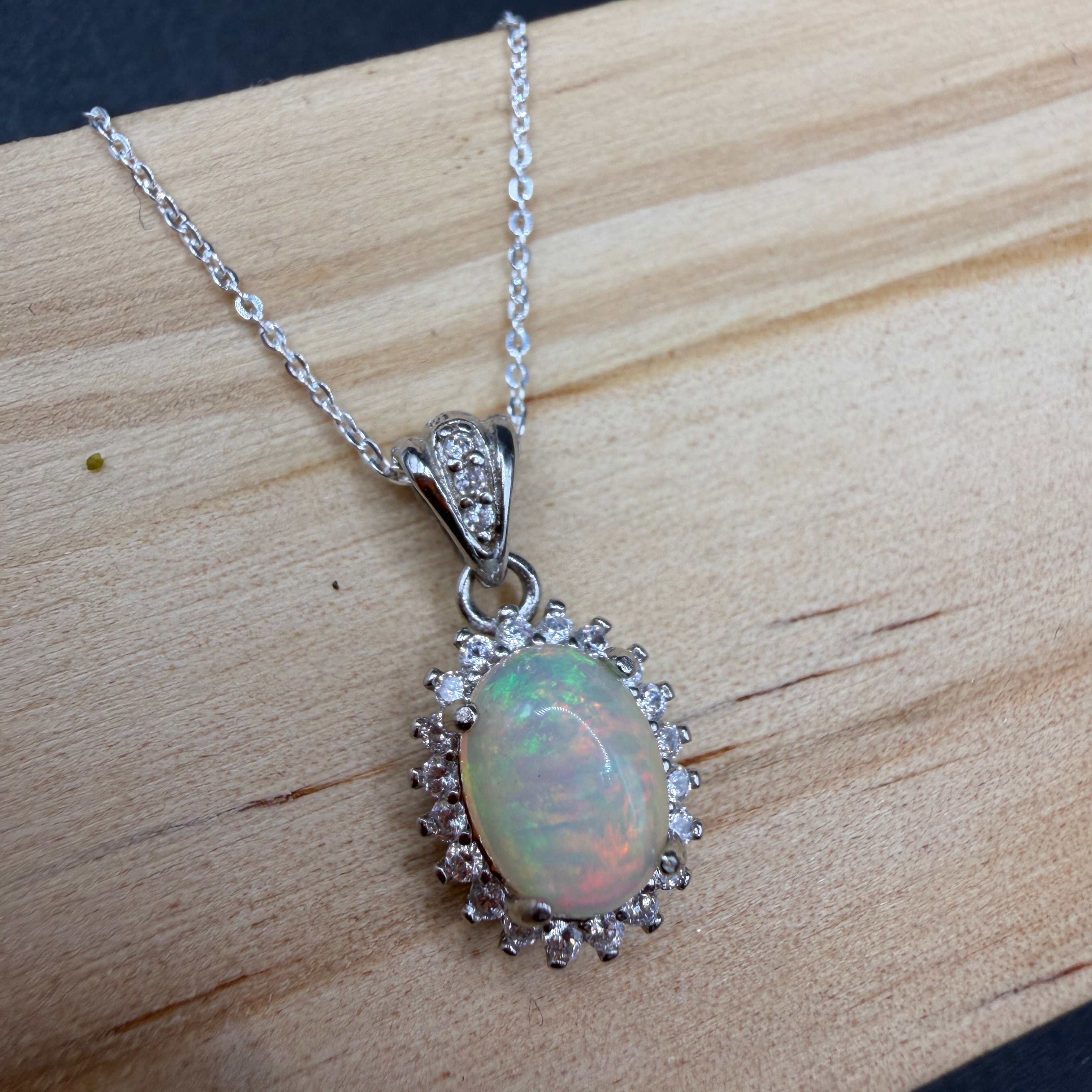 Opal S925 Necklace