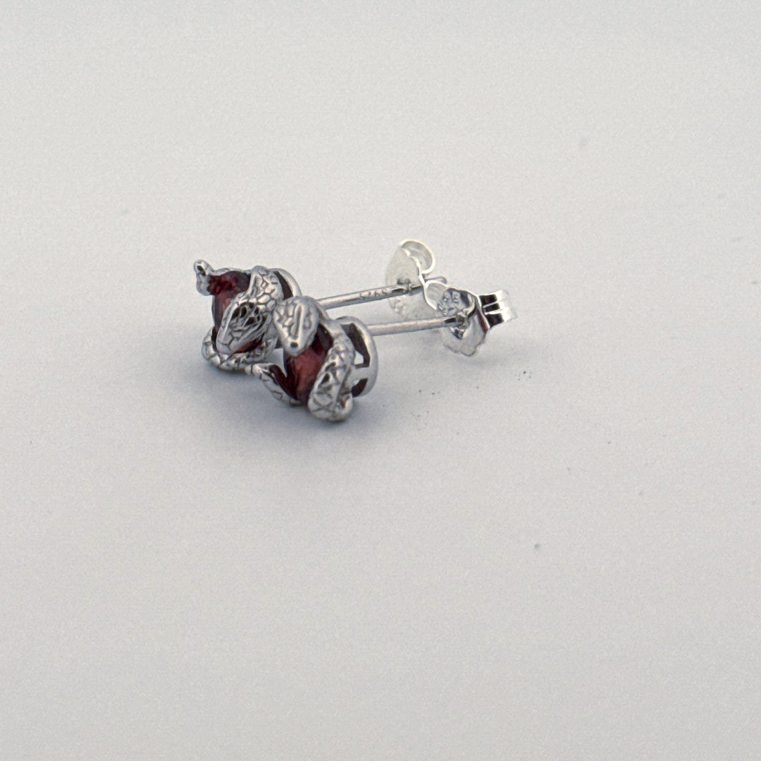 Garnet S925 Earrings