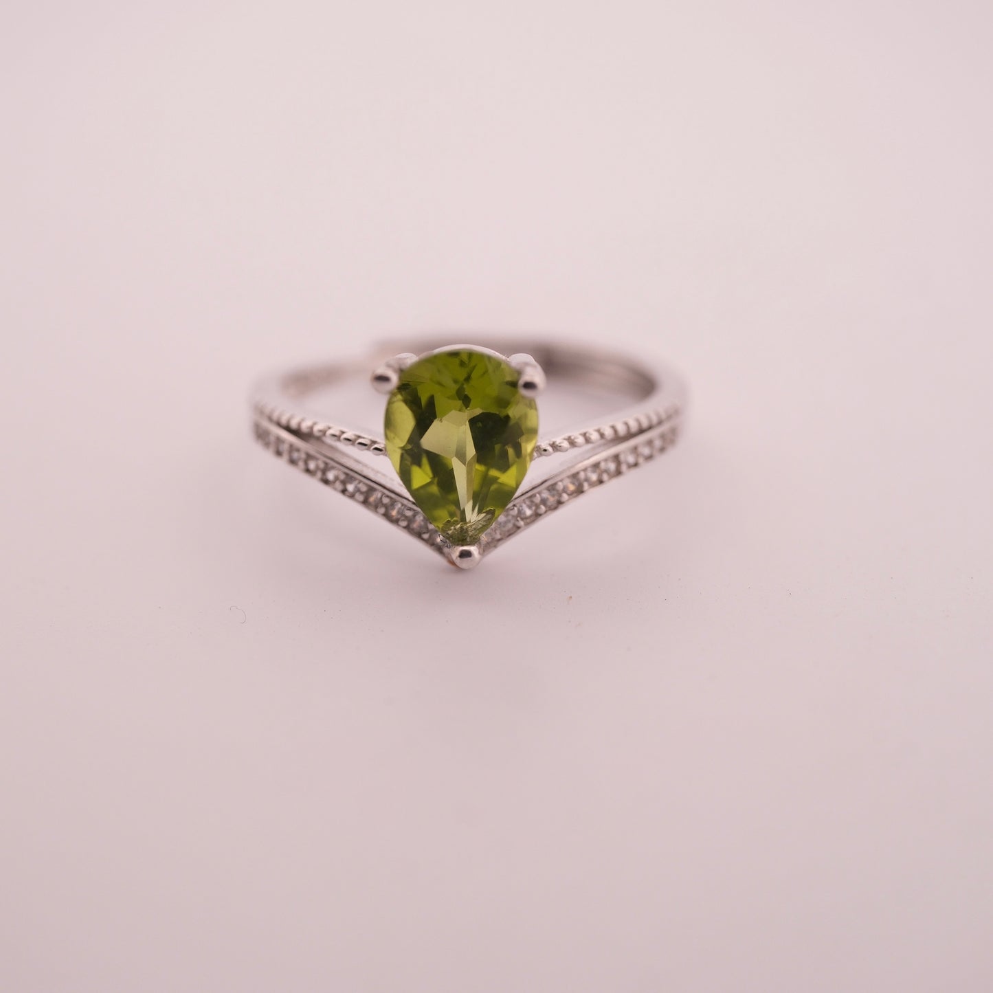 Peridot S915 Adjustable Ring