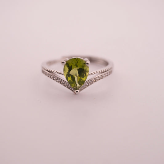 Peridot S915 Adjustable Ring