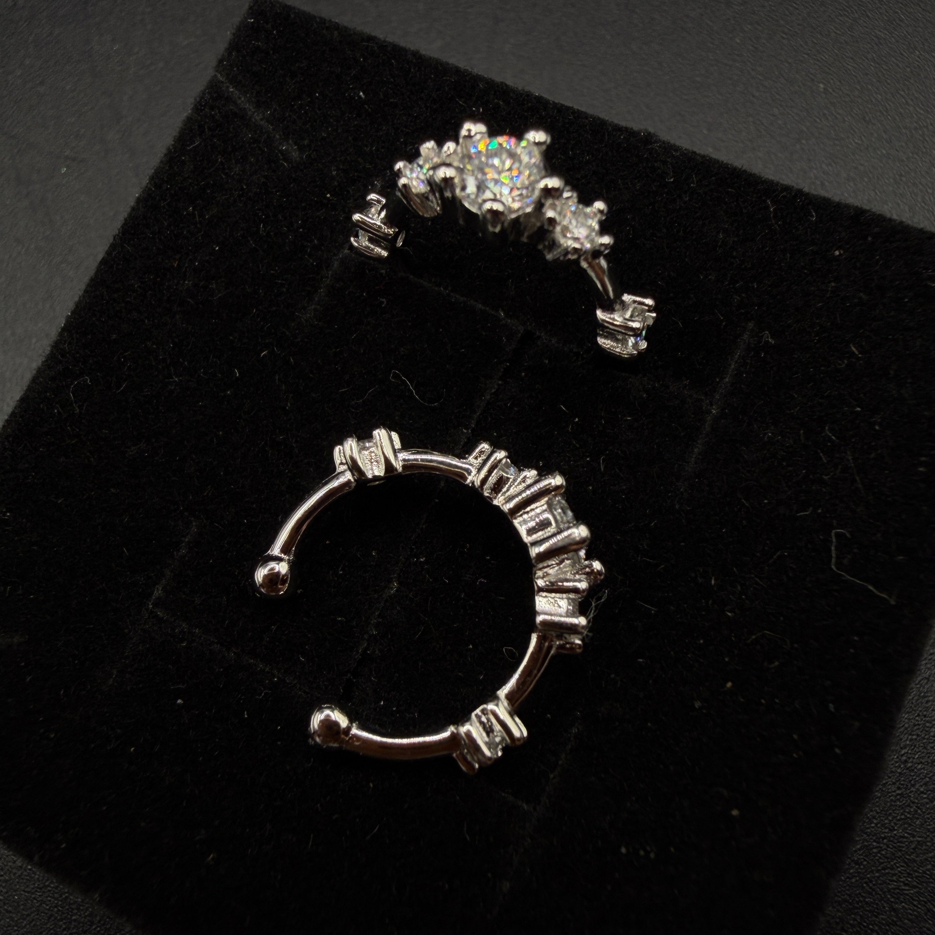 Moissanite S925 Certified Ear Cuffs