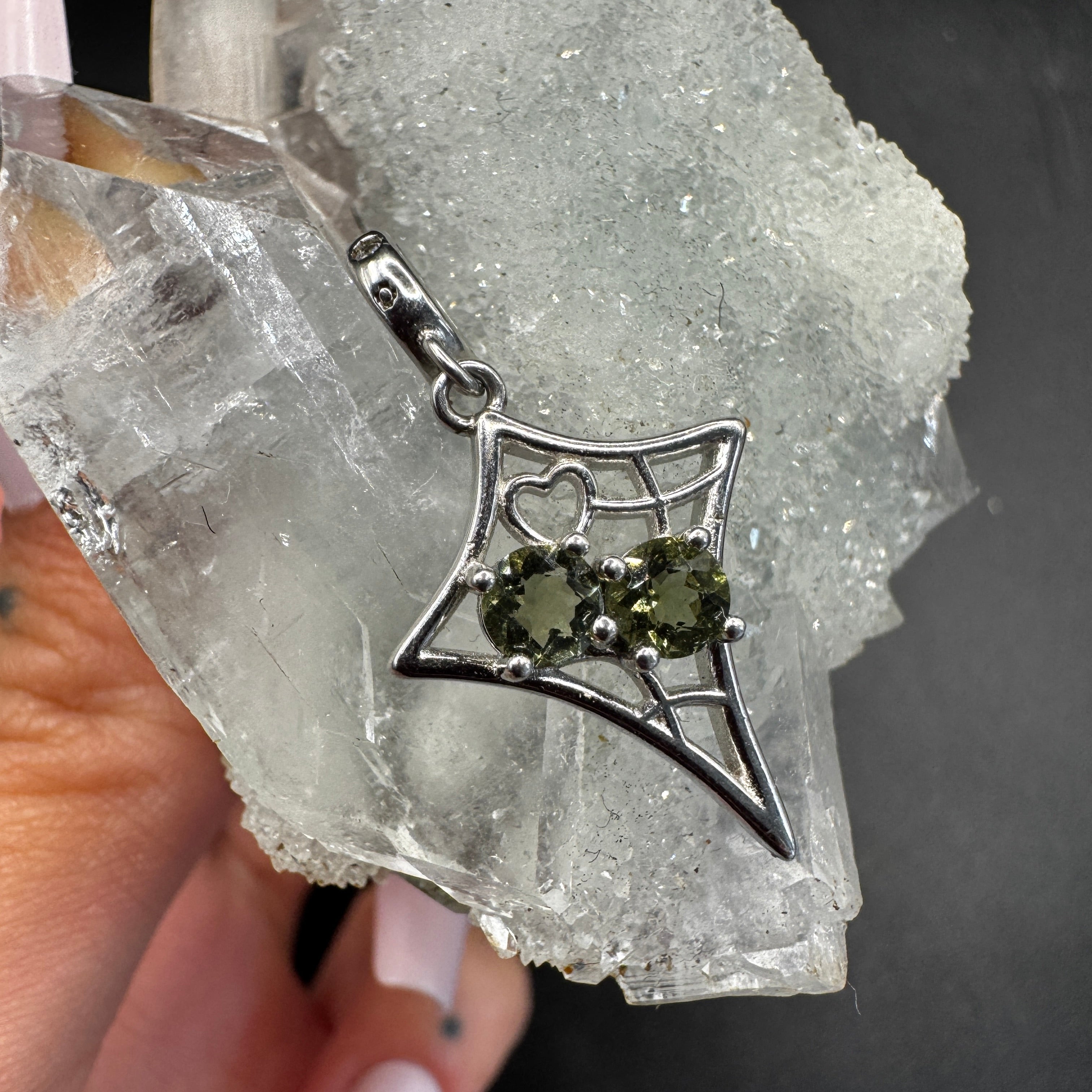 Moldavite Star S925 Certified Necklace
