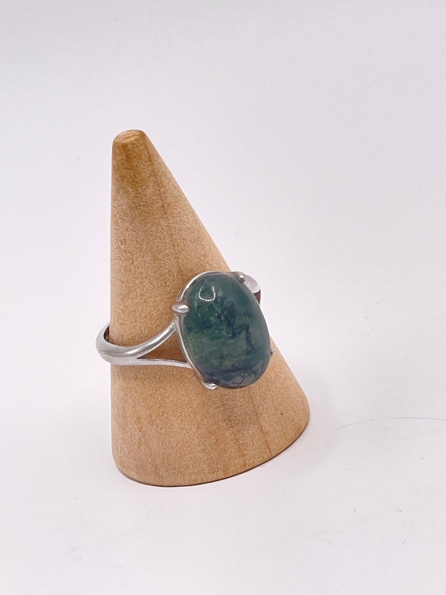 Moss Agate Ring