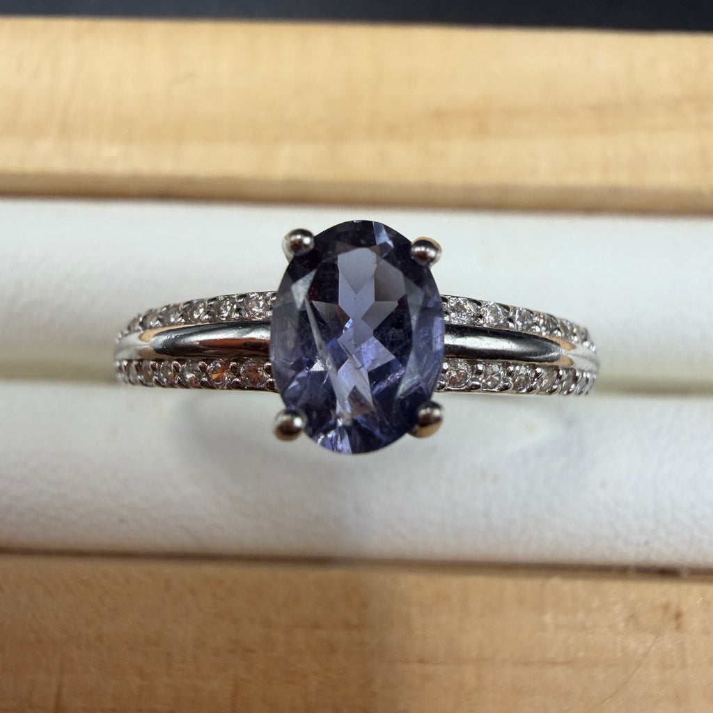 Tanzanite S925 Adjustable Ring