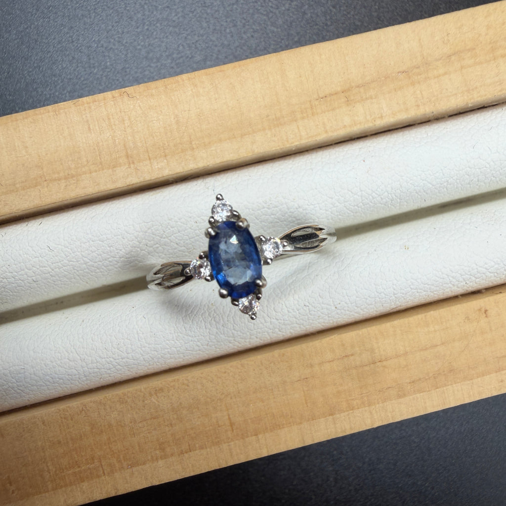 Sapphire S925 Certified Adjustable Ring