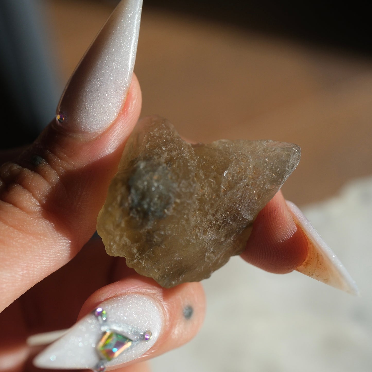 Raw Green Libyan Desert Glass Chunk