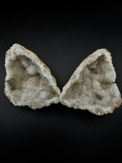Clear Quartz Cluster Pair