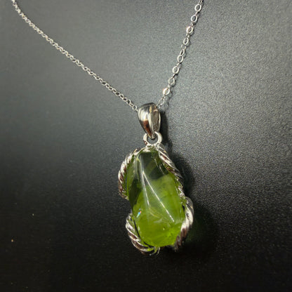 Peridot S925 Certified Necklace