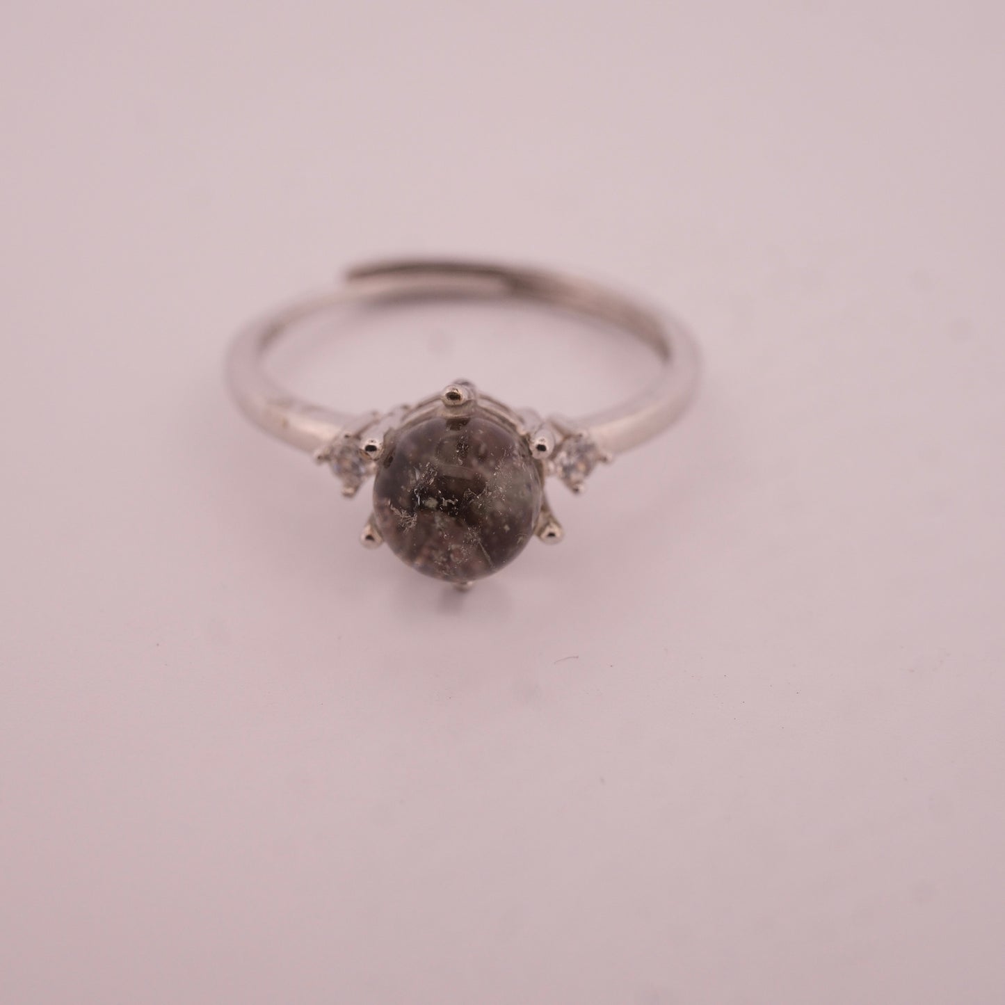 Garden Quartz S925 Adjustable Ring