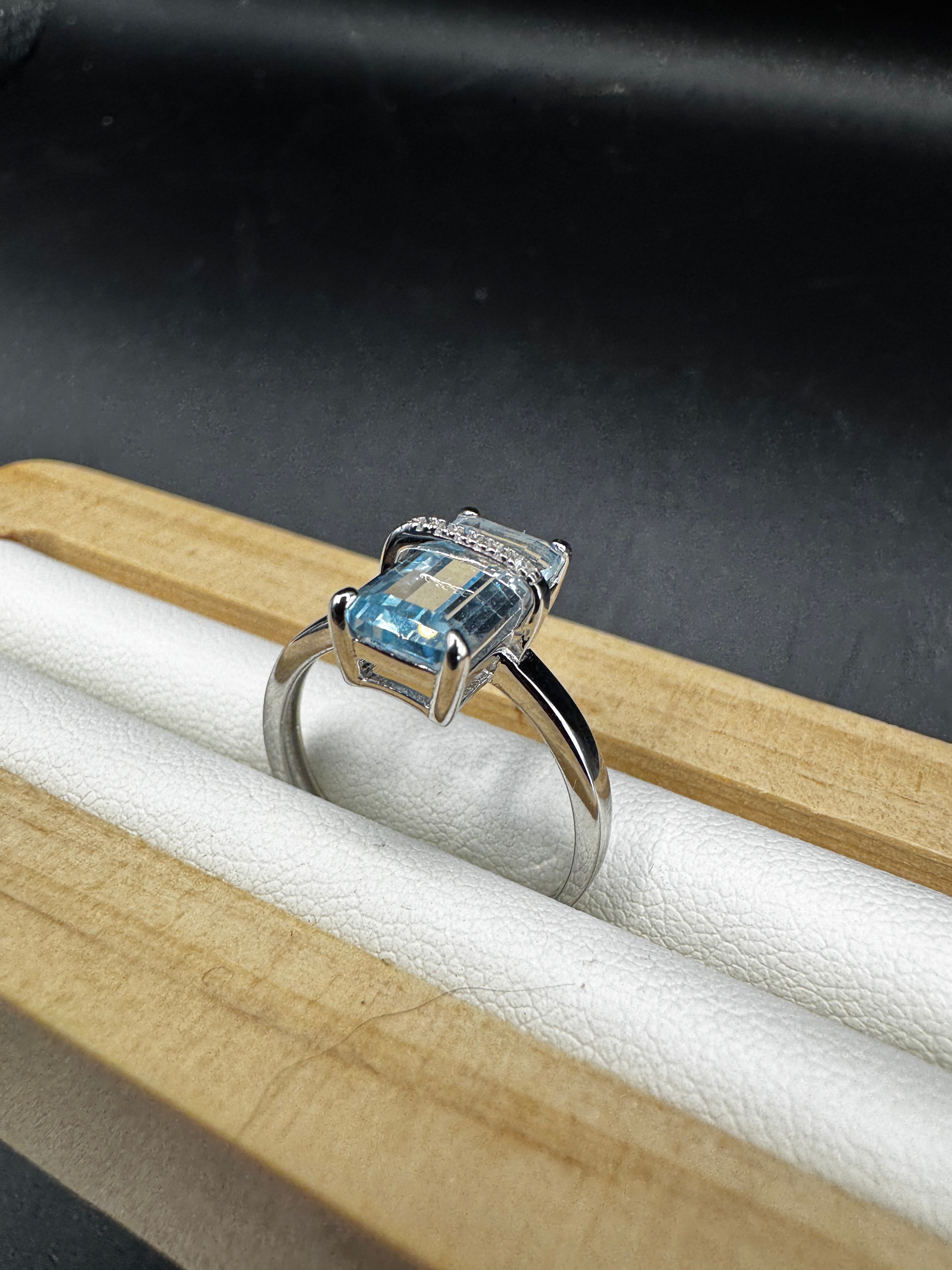 Blue Topaz Ring