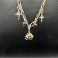 Handmade Sun & Stars Tigers Eye Choker