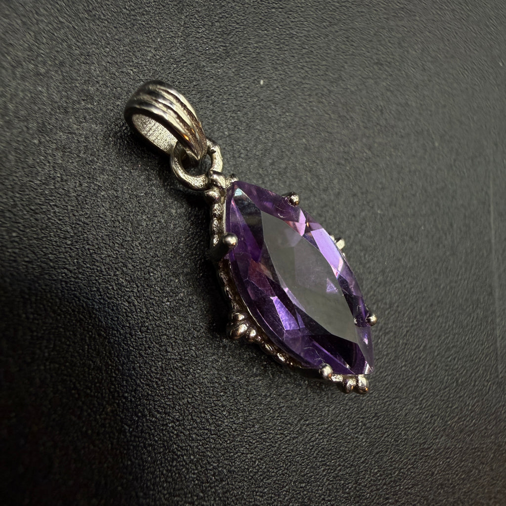 Amethyst Marquise S925 Necklace