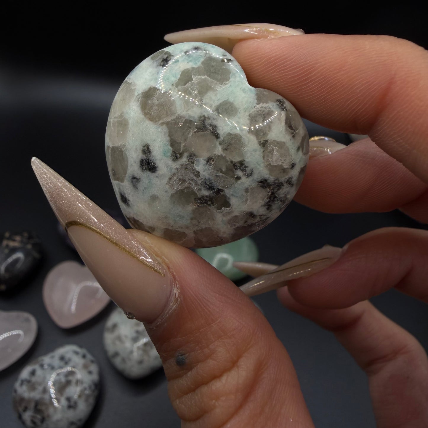 Small Crystal Hearts