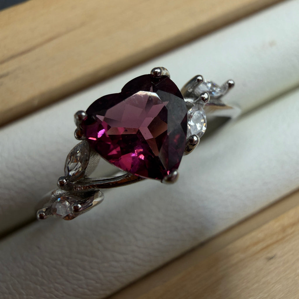 Garnet S925 Certified Ring