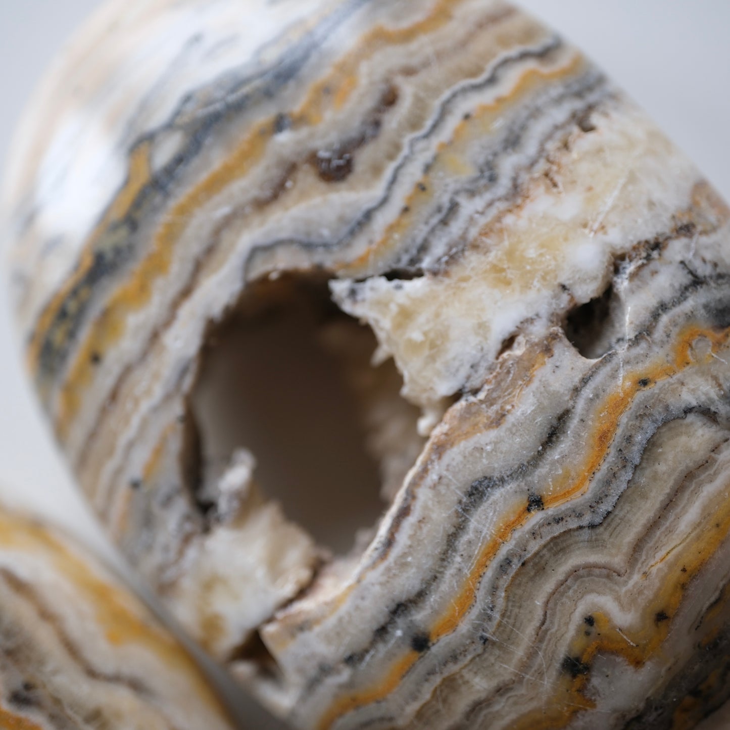 Bumblebee Jasper Palm Stone