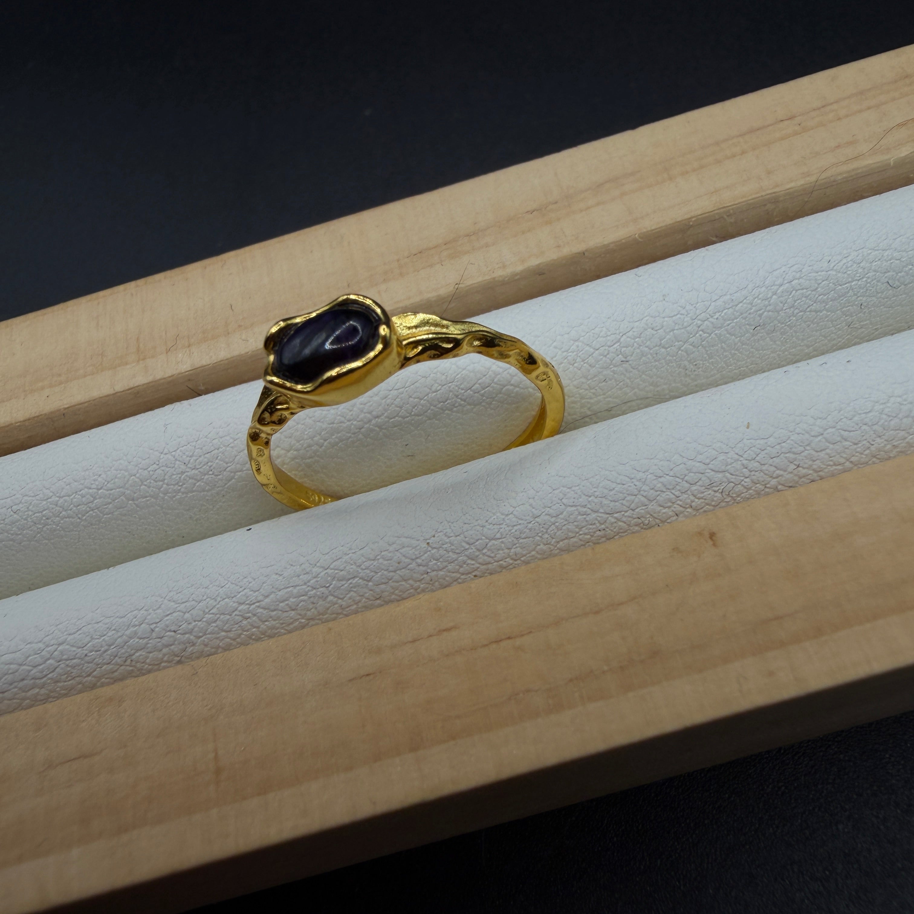 Sugilite S925 Adjustable Ring