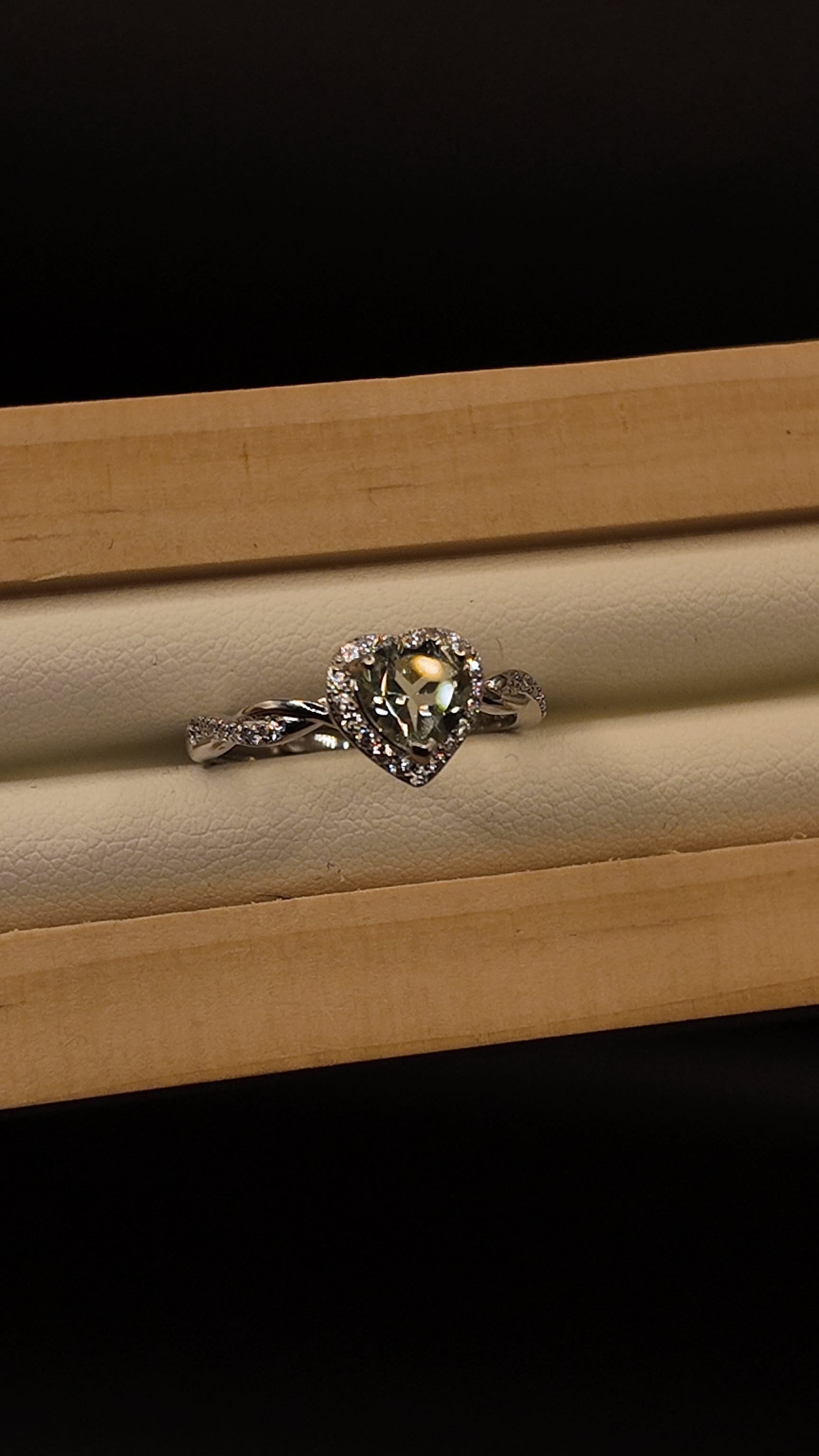 Green Quartz Ring
