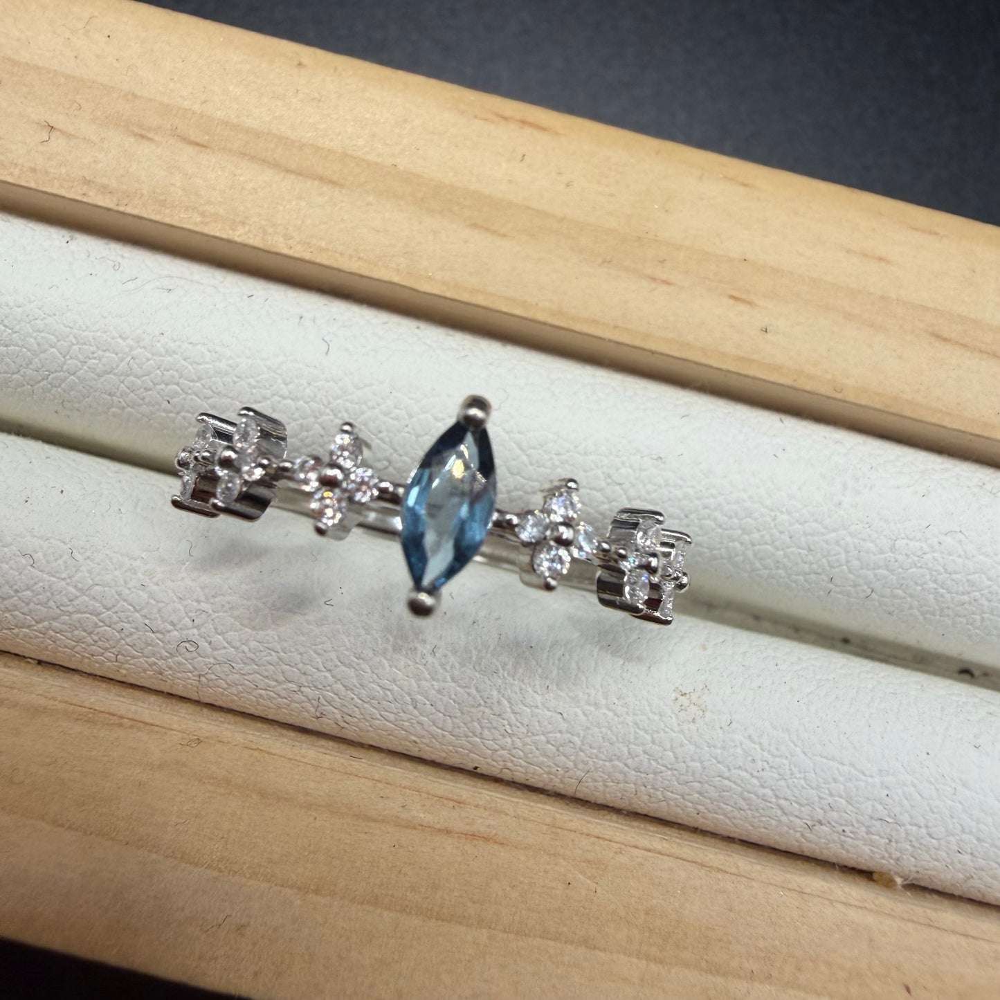 Tanzanite S925 Adjustable Ring