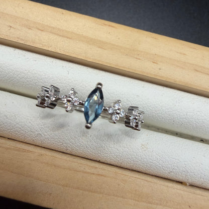 Tanzanite S925 Adjustable Ring