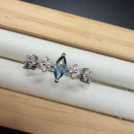 Tanzanite S925 Adjustable Ring