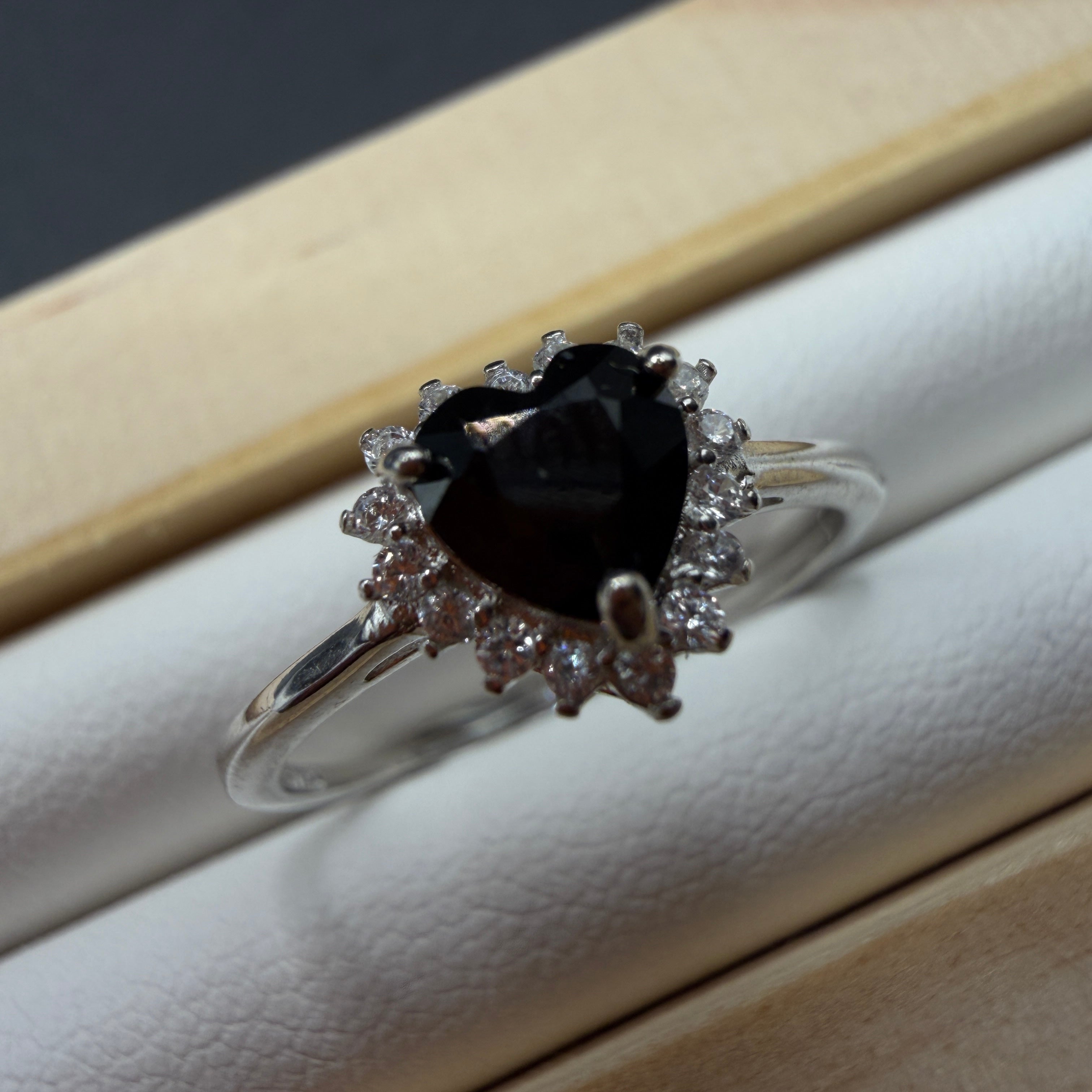 Black Spinel S925 Ring