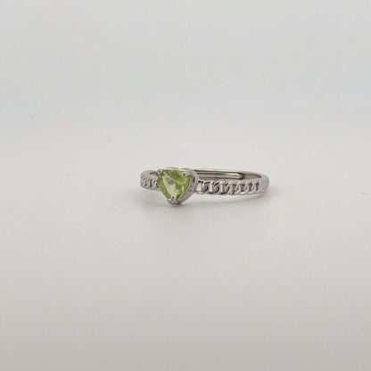 Peridot S925 Adjustable Ring