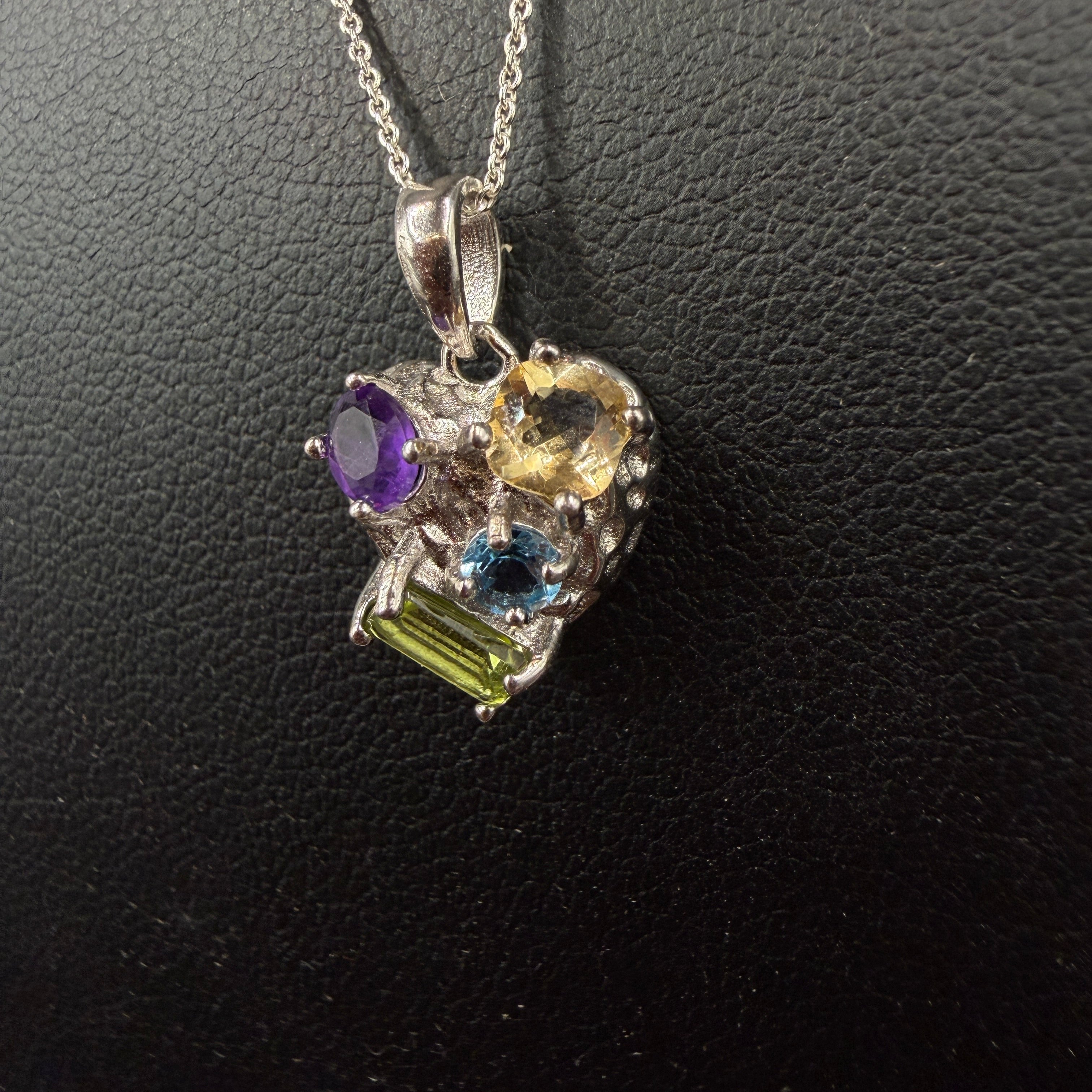Multi Crystal S925 Necklace
