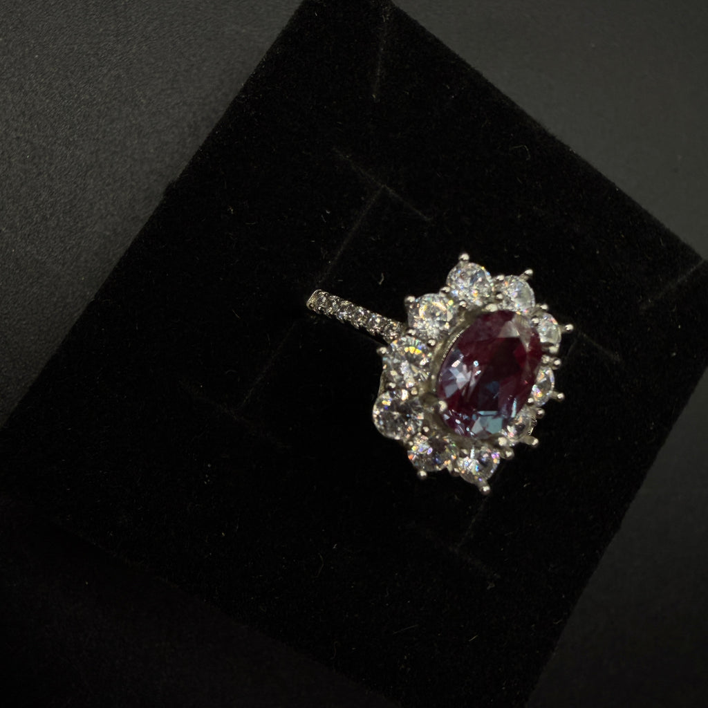 Alexandrite S925 Certified Adjustable Ring