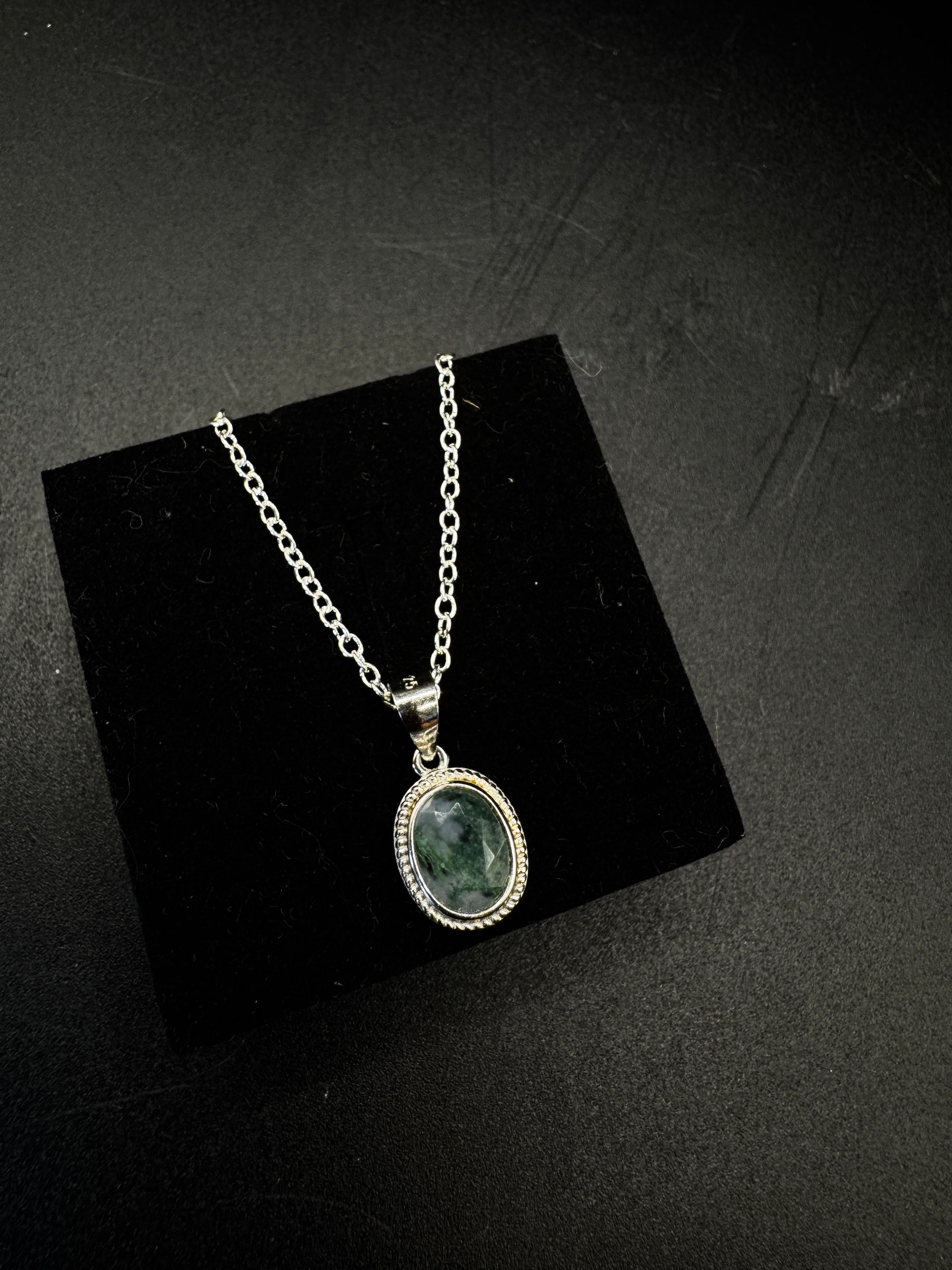Moss Agate Necklace