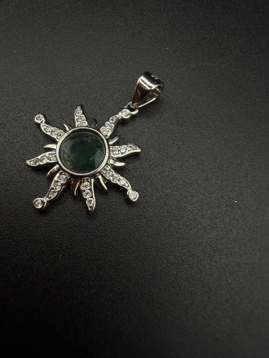Moss Agate S925 Necklace
