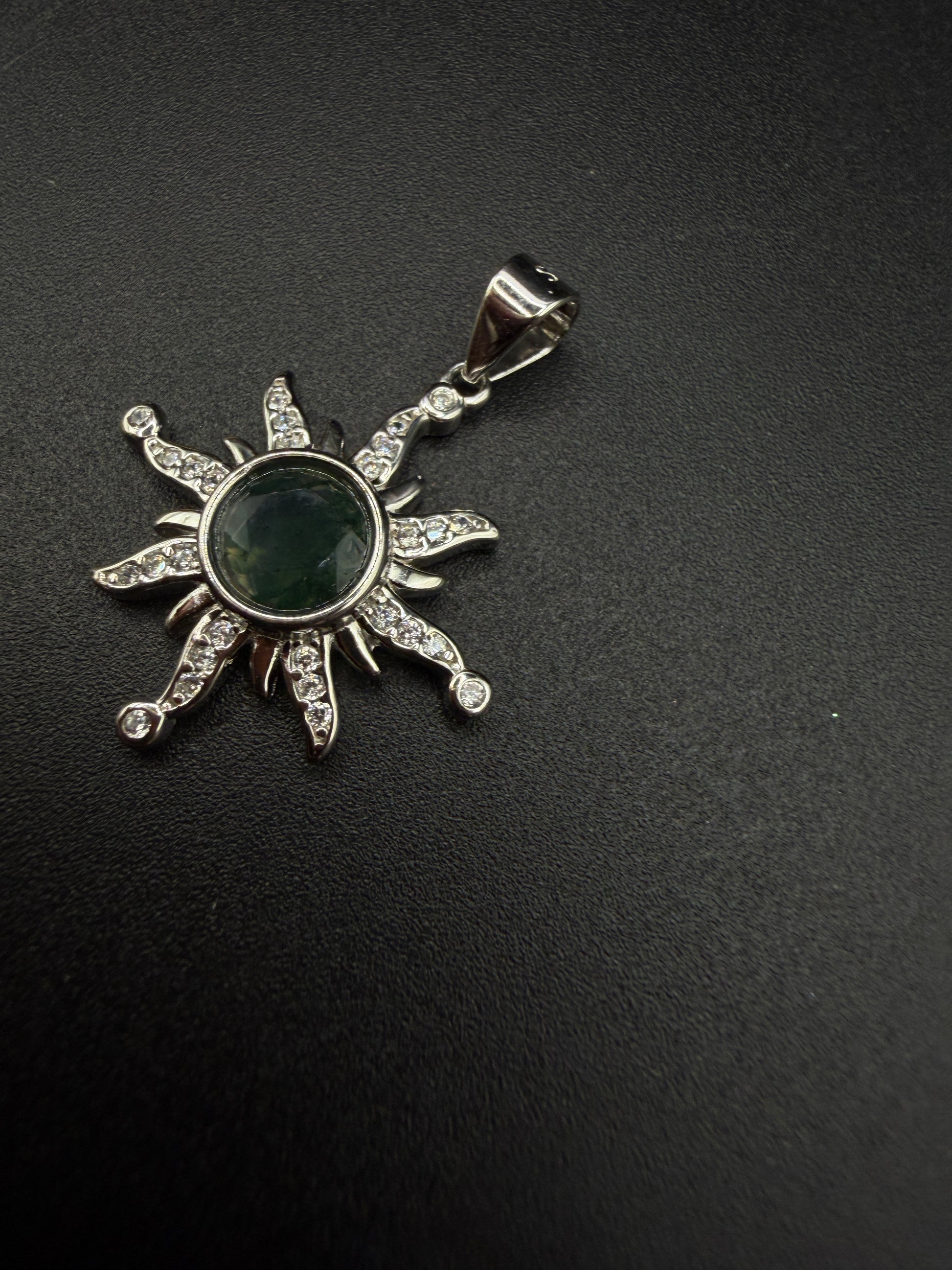 Moss Agate S925 Necklace