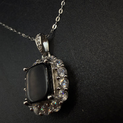 Cintamani Stone Saffordite S925 Certified Necklace