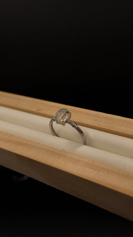 Moonstone Freeform Ring