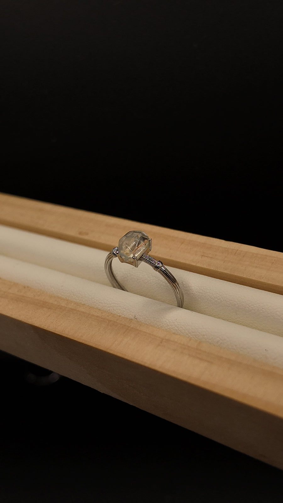 Moonstone Freeform Ring