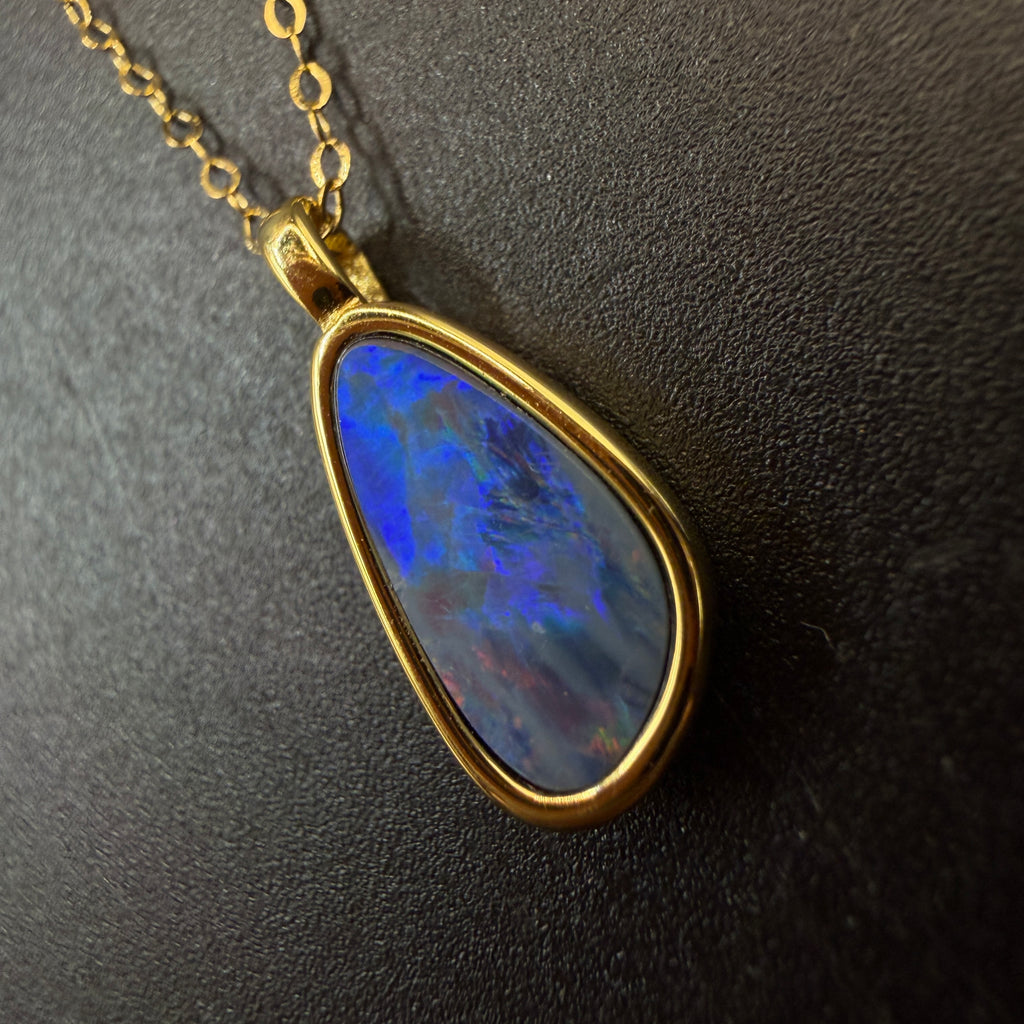 Australian Boulder Opal S925 Necklace