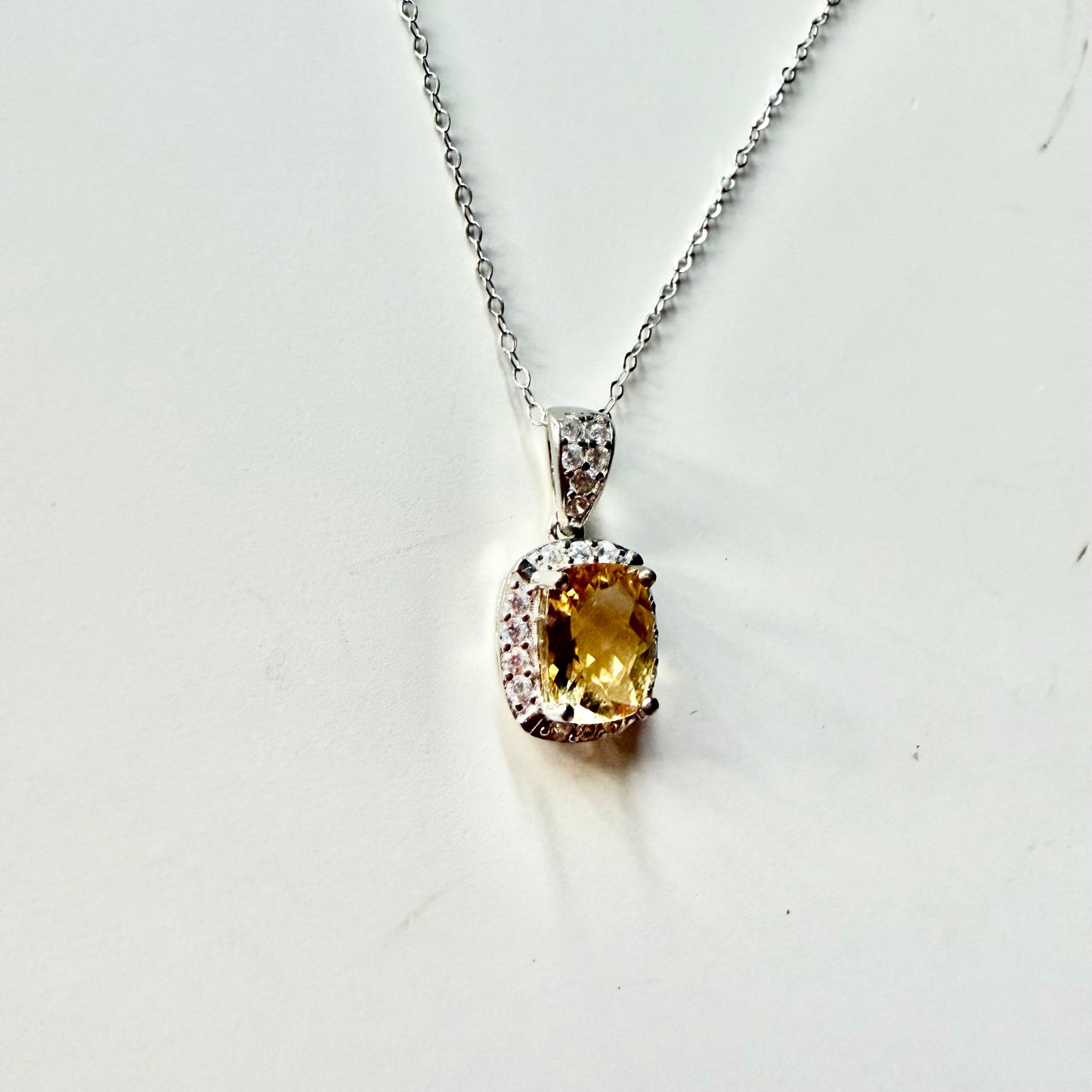 Citrine S925 Necklace