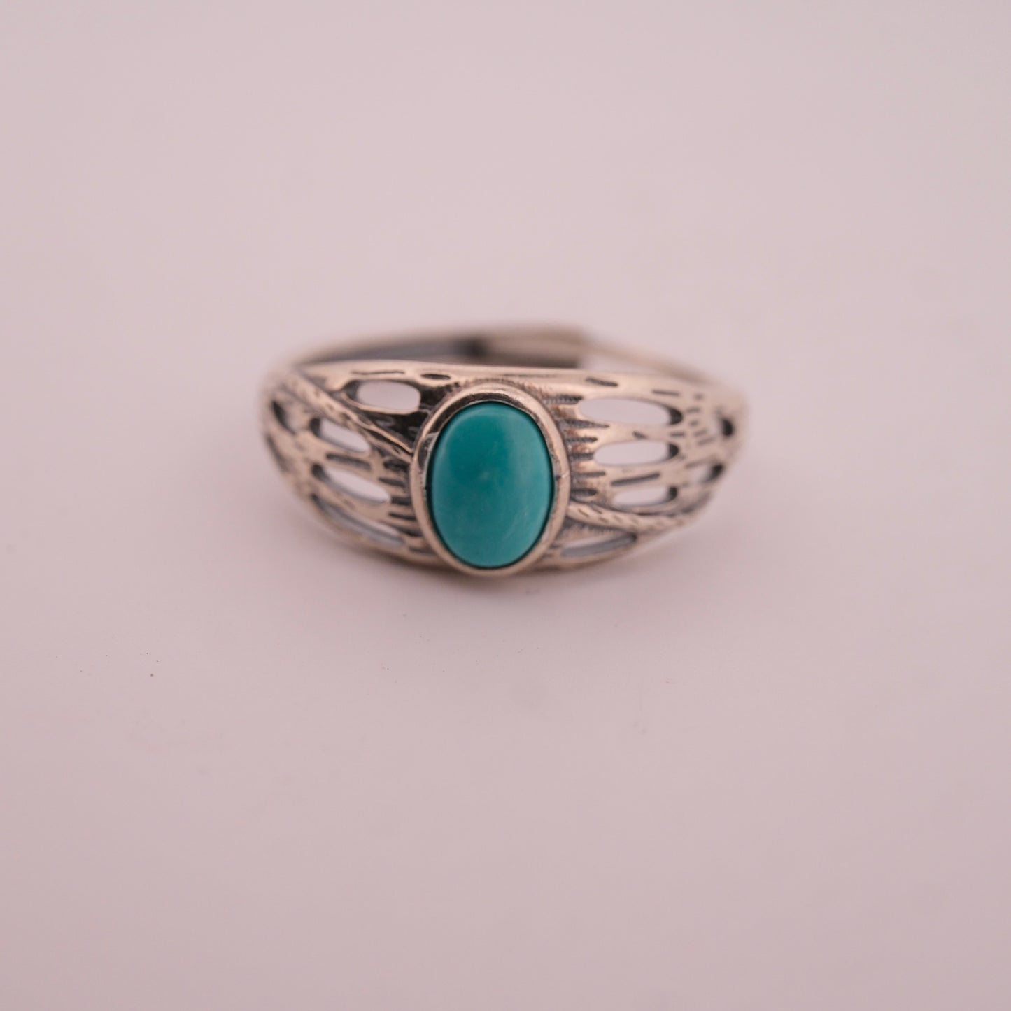 Turquoise S925 Adjustable Ring