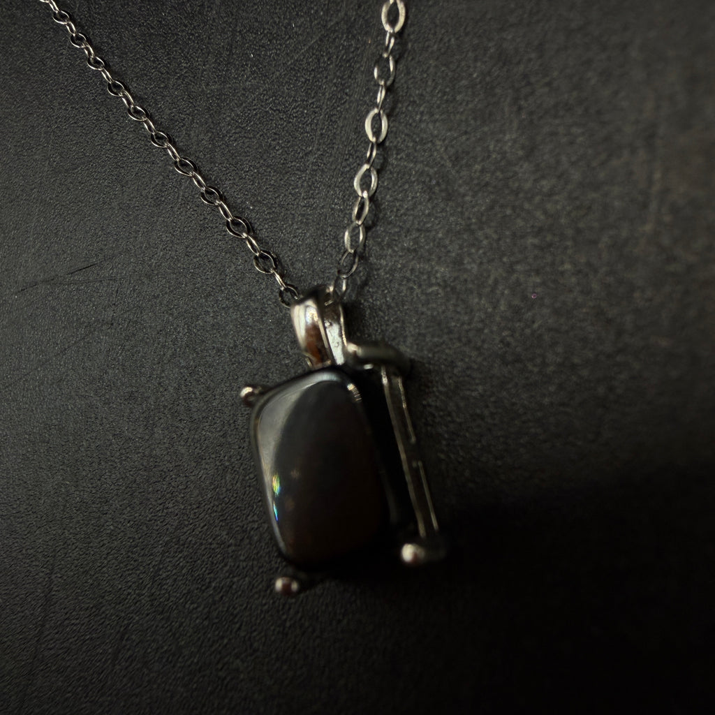 Cintamani Stone Saffordite S925 Certified Necklace