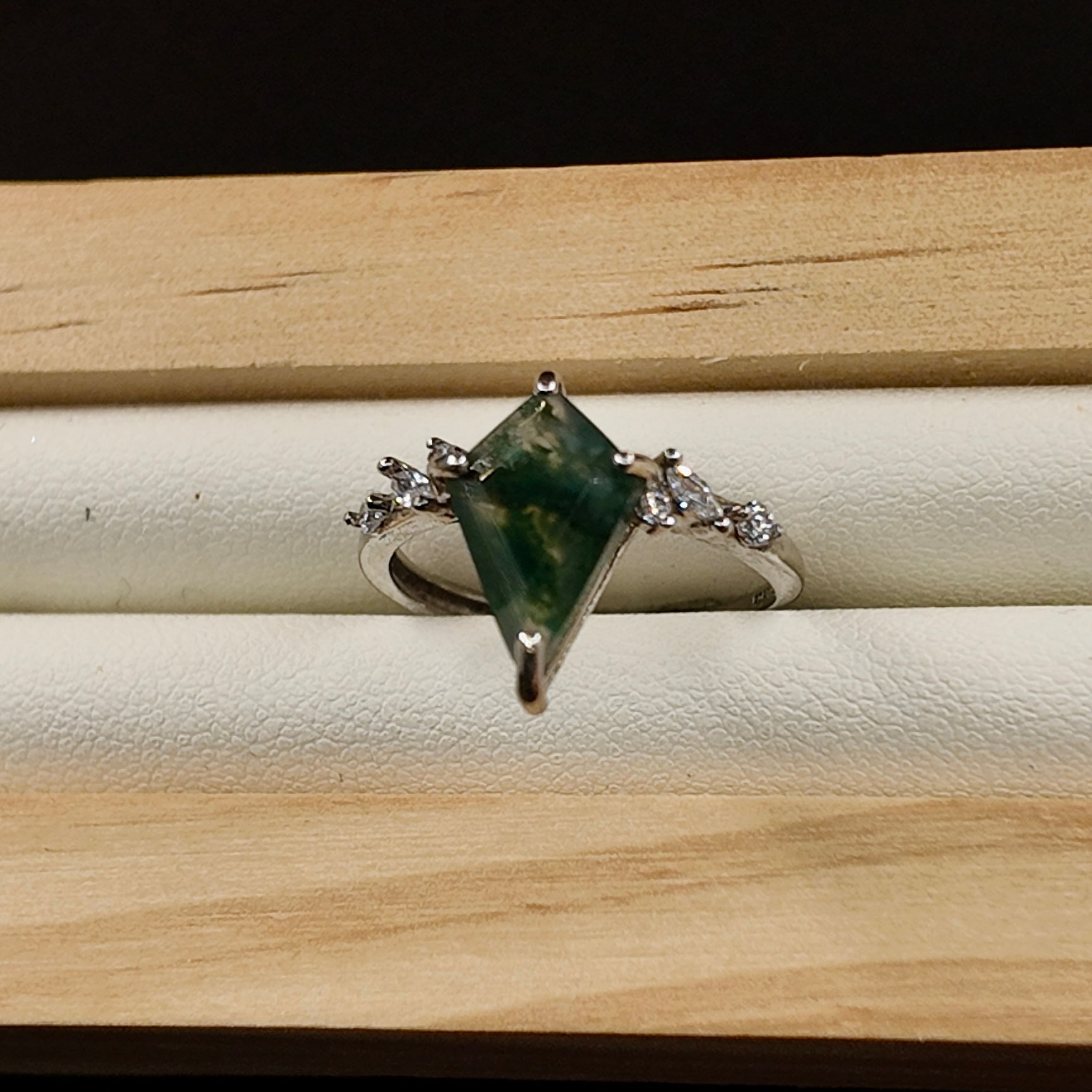 Moss Agate Ring