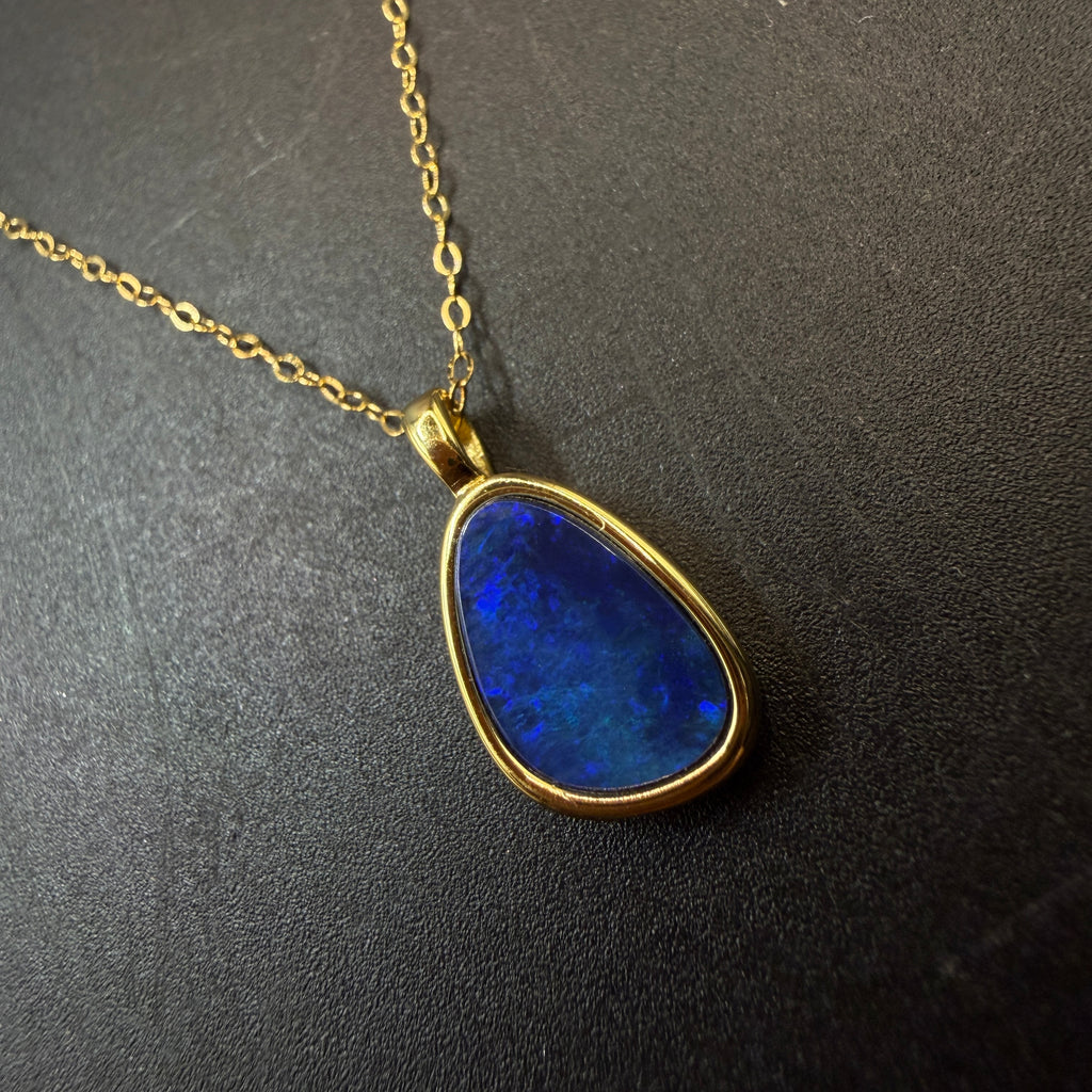 Australian Boulder Opal S925 Necklace