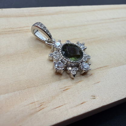 Moldavite S925 Certified Necklace