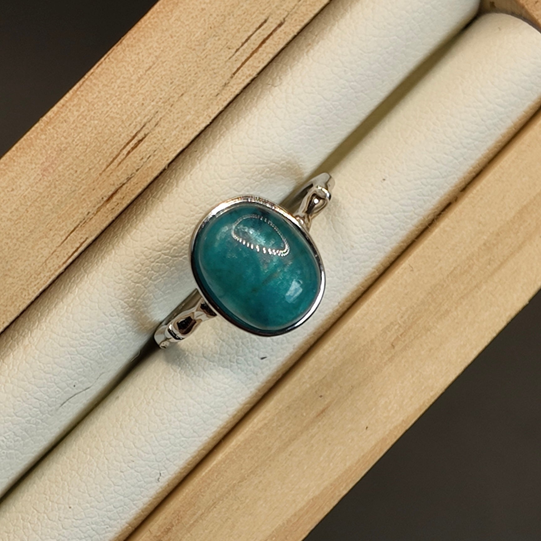 Apatite S925 Adjustable Ring