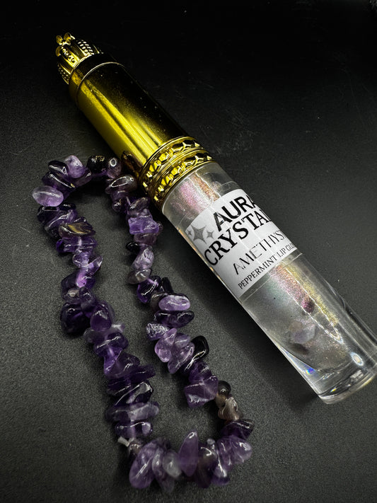 Amethyst Lip and Bracelet Bundle