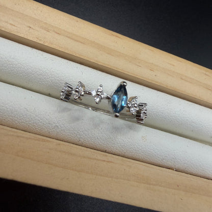 Tanzanite S925 Adjustable Ring