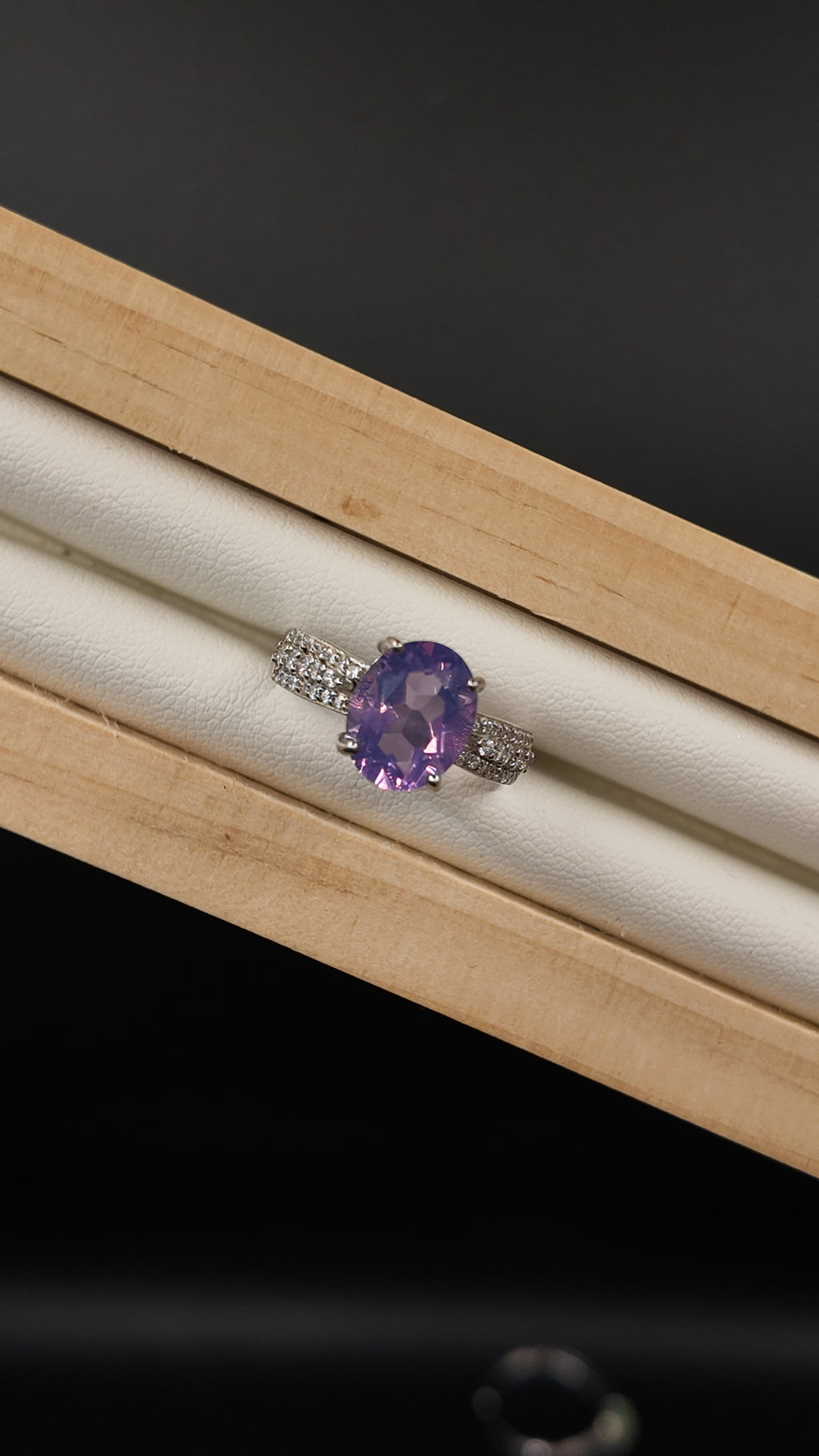 Amethyst Jade Ring