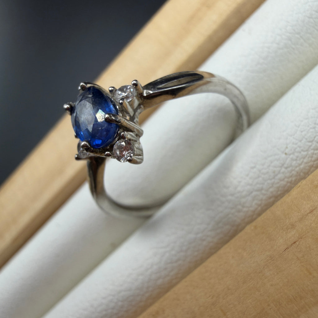 Sapphire S925 Certified Adjustable Ring