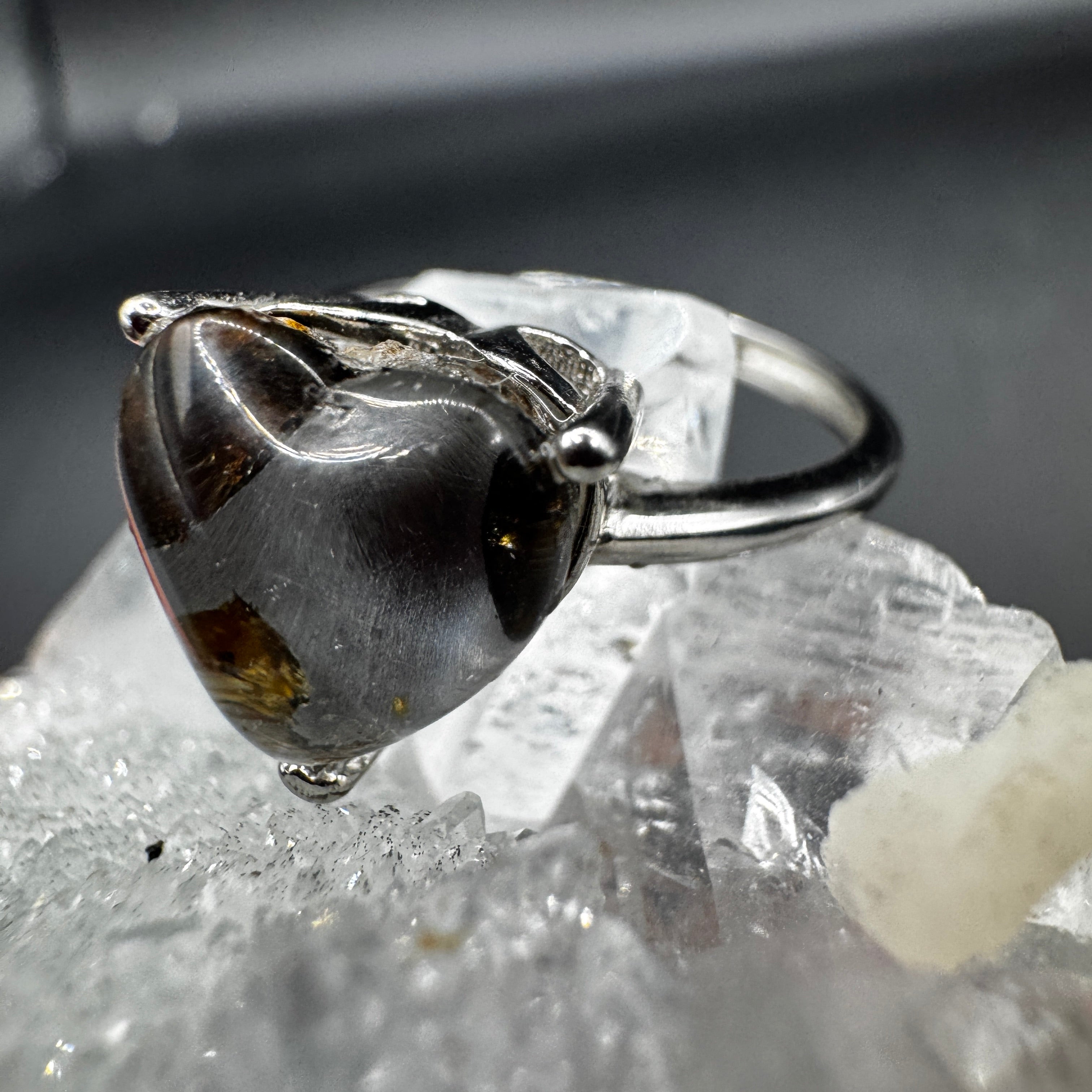 Pallasite S925 Adjustable Ring