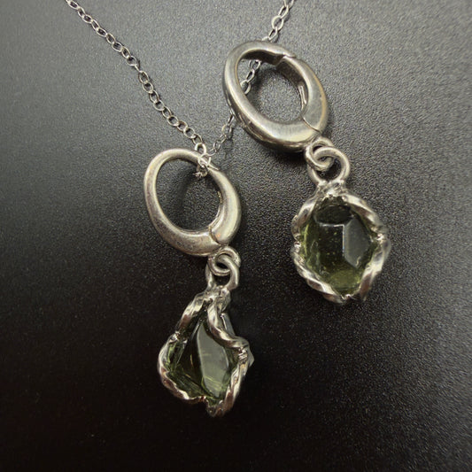 Moldavite S925 Certified Necklace