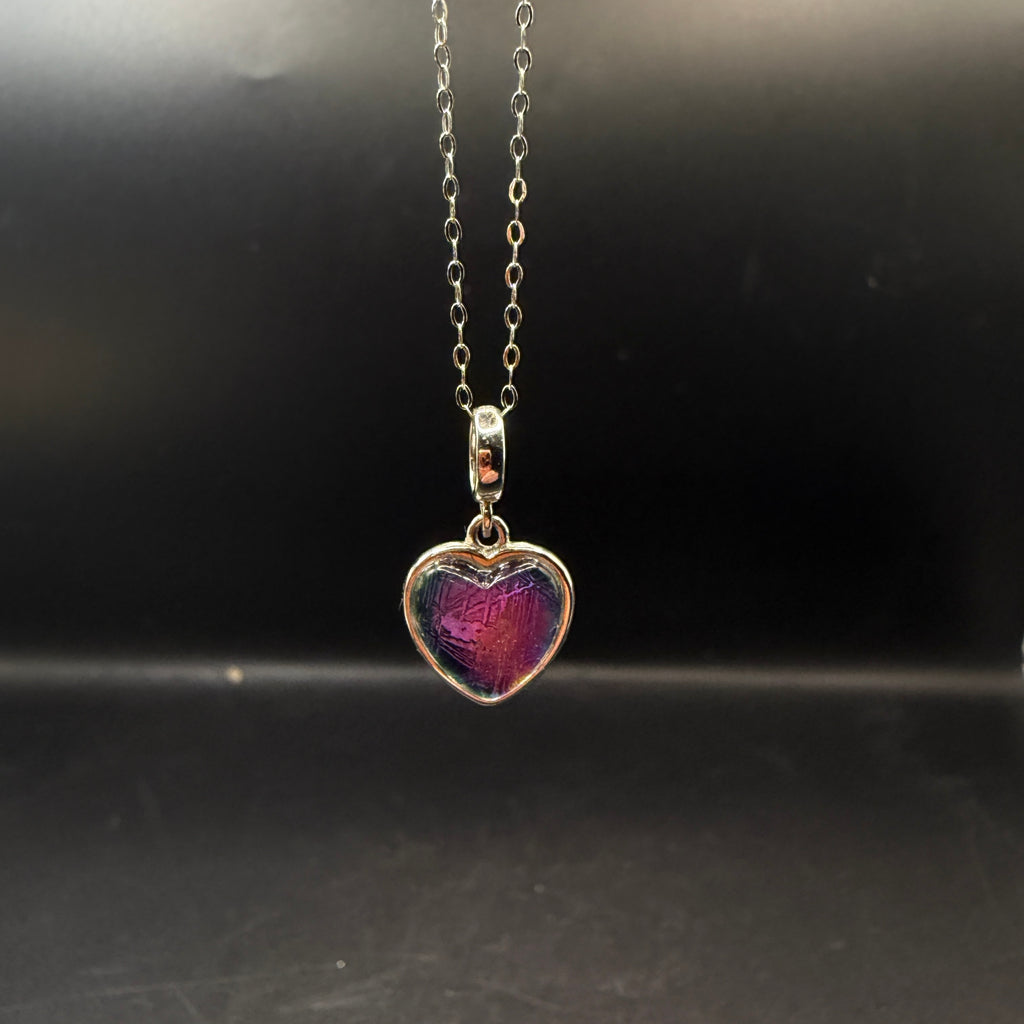 Aura Muonionalusta Tektite S925 Necklace